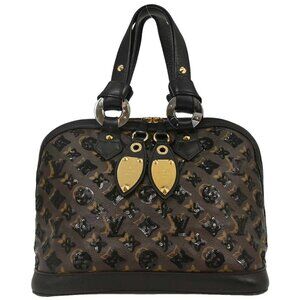 Louis Vuitton Black Monogram Eclipse Alma Handbag M40246 FL3059 116477